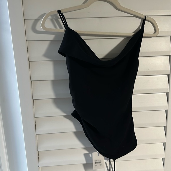 C/MEO Your only one black backless tie tank top - Picture 3 of 8